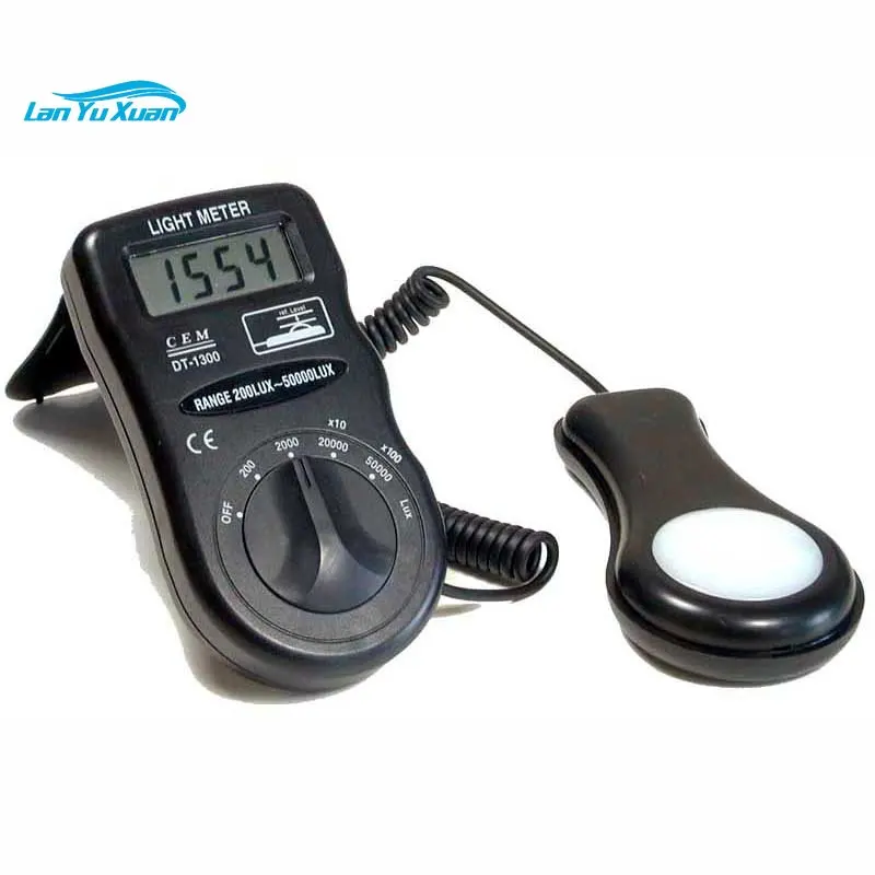Huashengchang CEM Digital Illuminator Photometer exposure meter Luminometer Illuminator Lighting Test DT-1300
Huashengchang CEM Digital Illuminator Photometer exposure meter Luminometer Illuminator Lighting Test DT-1300