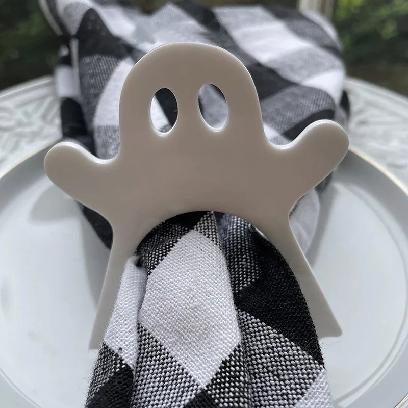 Spooky Table Decorations Charming Halloween Party Decor Cartoon Ghost Napkin Rings Fun Napkin Decoration Frame Hollow Ghost
Spooky Table Decorations Charming Halloween Party Decor Cartoon Ghost Napkin Rings Fun Napkin Decoration Frame Hollow Ghost