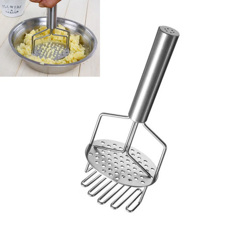 Stainless Steel Potato Masher Ricer Kitchen Gadgets Potato Mud Pressure Food Grade Fruit Vegetable Kitchen Tools Accessories
Stainless Steel Potato Masher Ricer Kitchen Gadgets Potato Mud Pressure Food Grade Fruit Vegetable Kitchen Tools Accessories