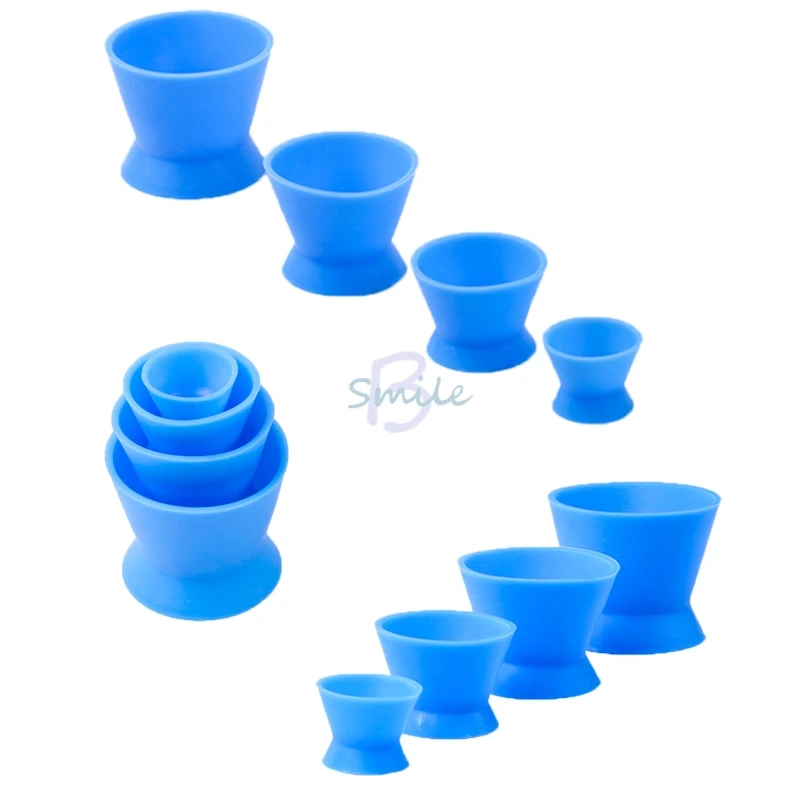 practical Blue Dental Silicone Mixing Bowl Cup Professional Oral Hygiene Teeth Whitening lab Tool Rubber Mixing Bowl 4 pcs/set
practical Blue Dental Silicone Mixing Bowl Cup Professional Oral Hygiene Teeth Whitening lab Tool Rubber Mixing Bowl 4 pcs/set
