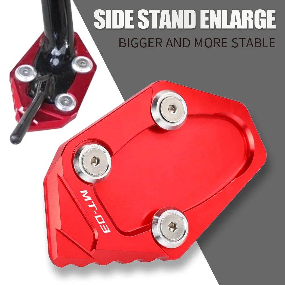CNC For Yamaha MT03 2015 2016 2017 2018 2019 Motorcycle Accessories Side Stand Enlarger Pads Support Extension Side Brace Assist
CNC For Yamaha MT03 2015 2016 2017 2018 2019 Motorcycle Accessories Side Stand Enlarger Pads Support Extension Side Brace Assist