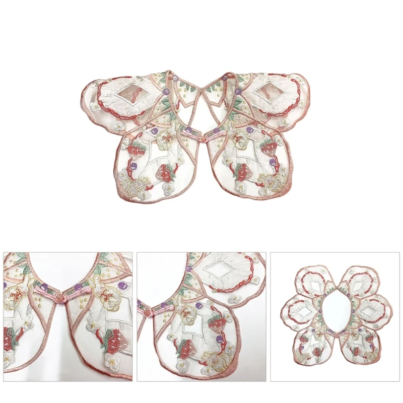 Kids Embroidery Floral Shawl for Girls Hanfu Collar Yunjian Floral Shawl Decorative Yunjian Chinese Hanfu Collar
Kids Embroidery Floral Shawl for Girls Hanfu Collar Yunjian Floral Shawl Decorative Yunjian Chinese Hanfu Collar