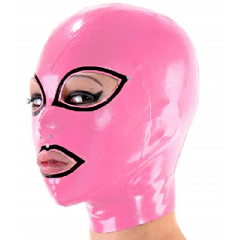 Hot Handmade Latex Hood Pink with Black with Back Zipper Sexy Fetish Rubber Mask
Hot Handmade Latex Hood Pink with Black with Back Zipper Sexy Fetish Rubber Mask