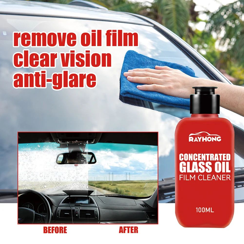 Auto Windshield Glass Oil Film Cleaner With Towel Universal Polish Glass Cleaner For Clean Water Spots Rain-Mark
Auto Windshield Glass Oil Film Cleaner With Towel Universal Polish Glass Cleaner For Clean Water Spots Rain-Mark