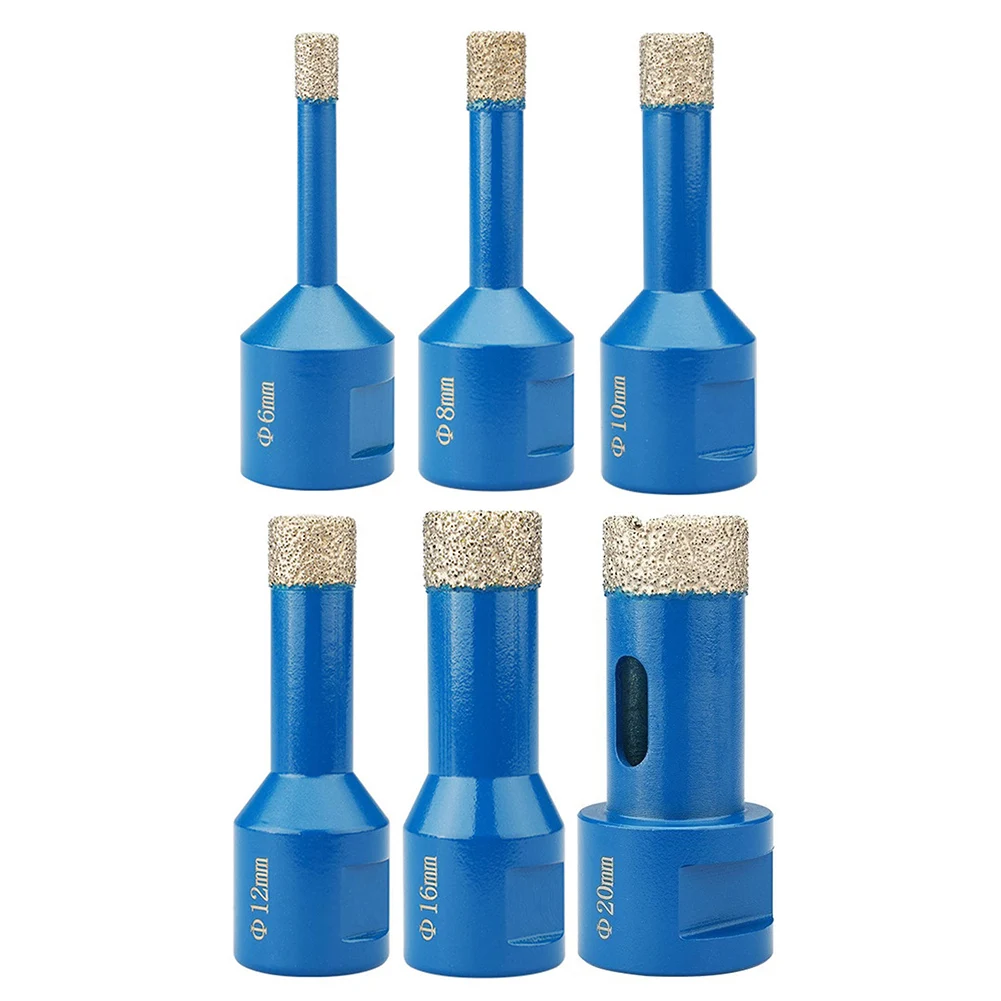 1pc 6-16mm M14 Diamond Dry Vacuum Brazed Drilling Core Bits Ceramic Tile Granite Marble Hole Opener For Angle Grinder
1pc 6-16mm M14 Diamond Dry Vacuum Brazed Drilling Core Bits Ceramic Tile Granite Marble Hole Opener For Angle Grinder