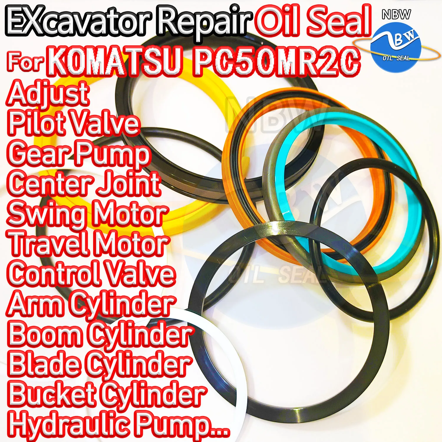 For KOMATSU PC50MR2C Excavator Oil Seal Kit High Quality Repair Hydraulic Pump Digger Clamshell Shovel Adjust Swing Gear Gasket
For KOMATSU PC50MR2C Excavator Oil Seal Kit High Quality Repair Hydraulic Pump Digger Clamshell Shovel Adjust Swing Gear Gasket