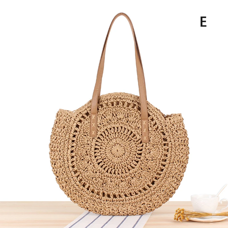 Classic Round Woven Crossbody Bag 4 S2e096f3df64a488a85160396fa6013a7e