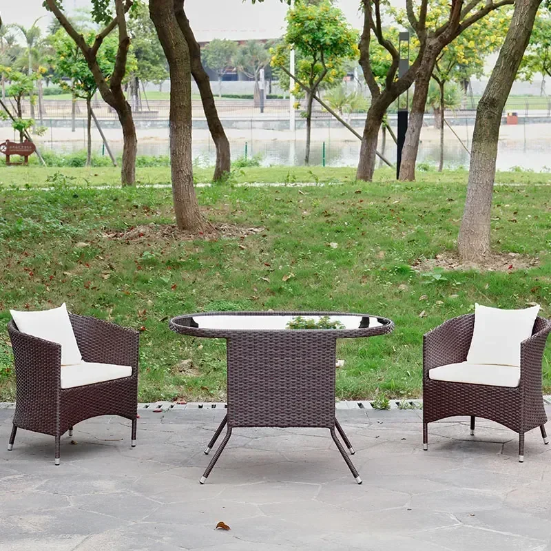 Customized outdoor rattan chair courtyard outdoor furniture garden balcony modern minimalist coffee shop table and chair rattan
Customized outdoor rattan chair courtyard outdoor furniture garden balcony modern minimalist coffee shop table and chair rattan