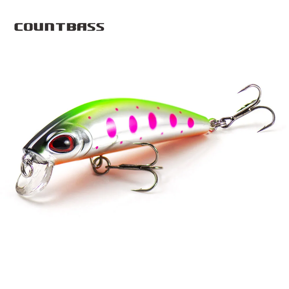 65mm 2-1/2" 11g 3/8 oz. Dive 0.8-1.2m Heavy Sinking Minnow Fishing Lures for Trout, Isca Pesca Artificiali Hardbait, Hard Baits
65mm 2-1/2" 11g 3/8 oz. Dive 0.8-1.2m Heavy Sinking Minnow Fishing Lures for Trout, Isca Pesca Artificiali Hardbait, Hard Baits