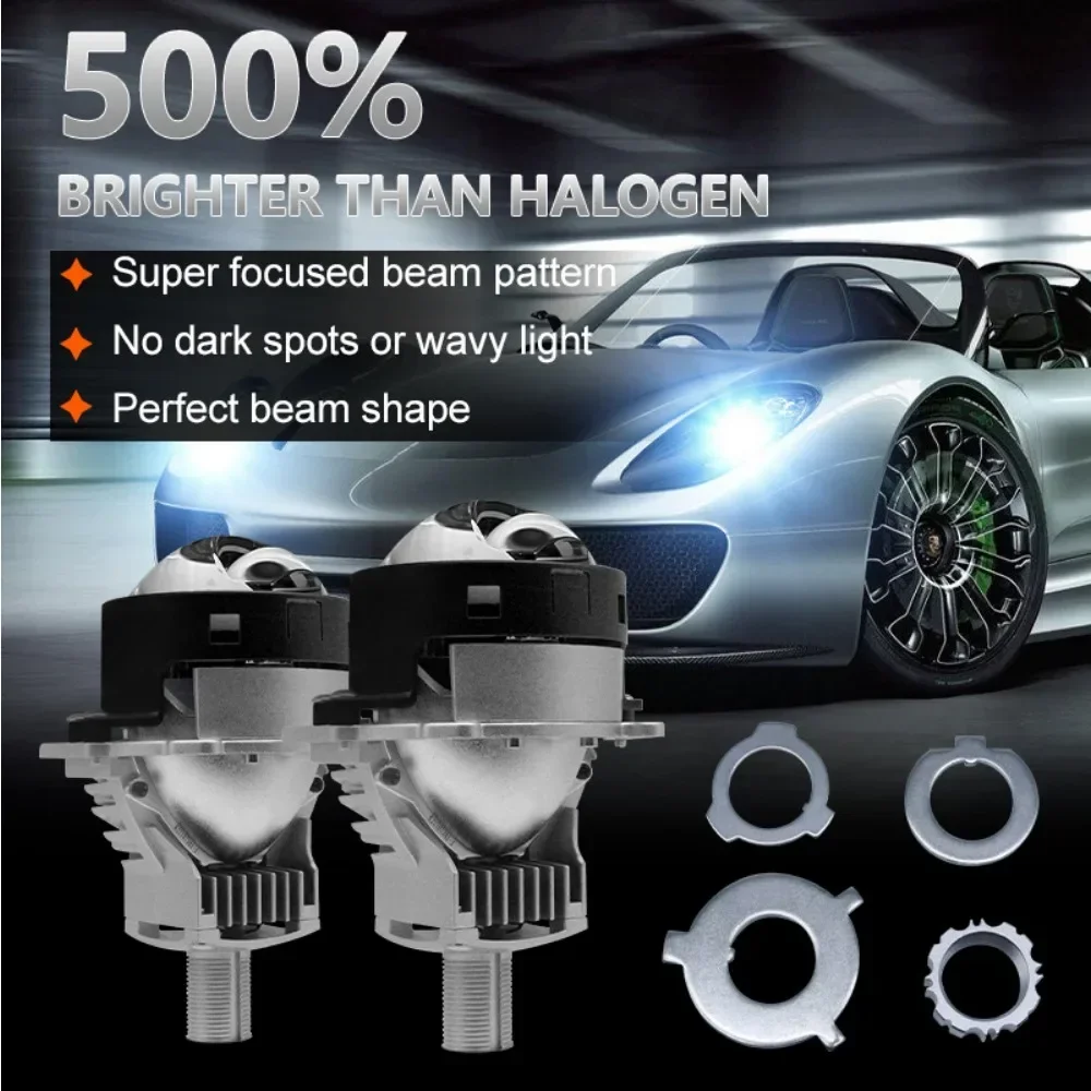 3 Inch Bi-Led Laser Projector Lens with Non-Destructive Installation, Upgraded Automotive Accessory
3 Inch Bi-Led Laser Projector Lens with Non-Destructive Installation, Upgraded Automotive Accessory