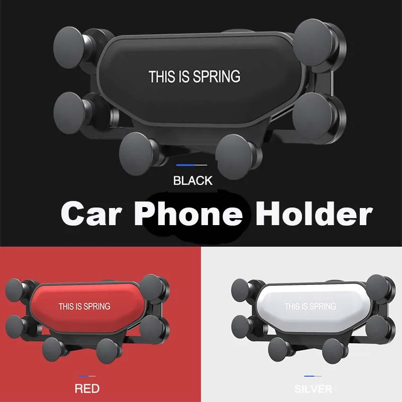 Car Phone Holder for Car Air Vent Mount Cell Phone Support For 4.7-6.5 Inch for Phone Metal Gravity Holder
Car Phone Holder for Car Air Vent Mount Cell Phone Support For 4.7-6.5 Inch for Phone Metal Gravity Holder