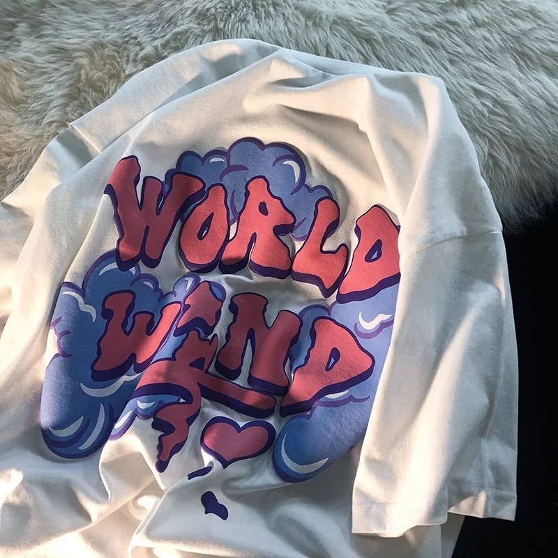 Summer Oversize Street Short Sleeve Women T-shirt Ins Trendy Loose Female Clothing Top Y2k T-shirt Graphic Streetwear
Summer Oversize Street Short Sleeve Women T-shirt Ins Trendy Loose Female Clothing Top Y2k T-shirt Graphic Streetwear