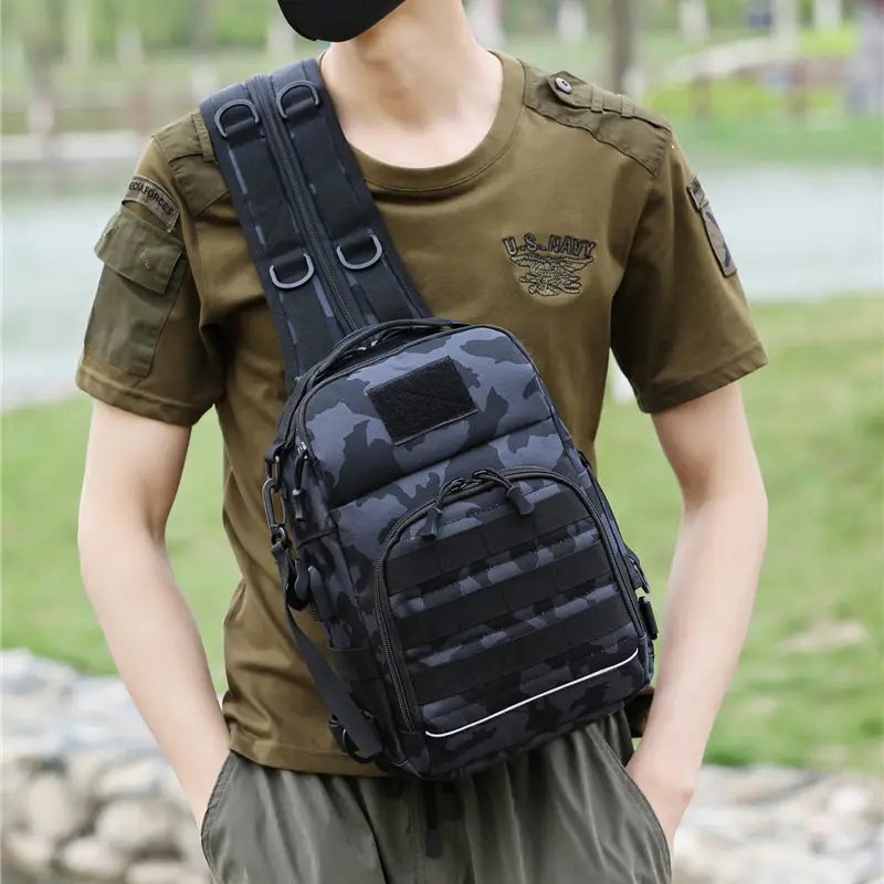 

Популярная тактическая сумка через плечо, уличный армейский рюкзак для страйкбола с системой «Молле», рюкзак для рыбалки, охоты, кемпинга, нейлоновая нагрудная Сумка-слинг 900D, сумки