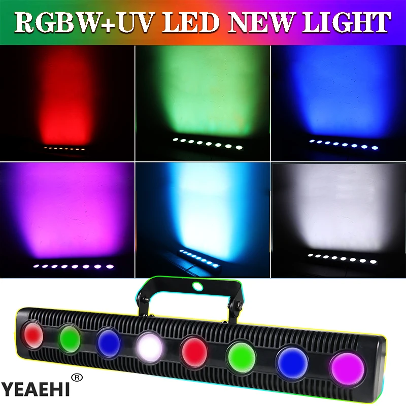NEW RGBW+UV LED Bar Light Sound Music Colorful LED Wall Wash Lights DMX Line Perfect For Stage Party DJ Disco Wedding Lighting
NEW RGBW+UV LED Bar Light Sound Music Colorful LED Wall Wash Lights DMX Line Perfect For Stage Party DJ Disco Wedding Lighting