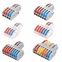 5 PCS Quick Wiring Splitter splicing Terminal SPL Compact Conductor Splicing Push-in Wire Cable Connector With Operating Lever
5 PCS Quick Wiring Splitter splicing Terminal SPL Compact Conductor Splicing Push-in Wire Cable Connector With Operating Lever