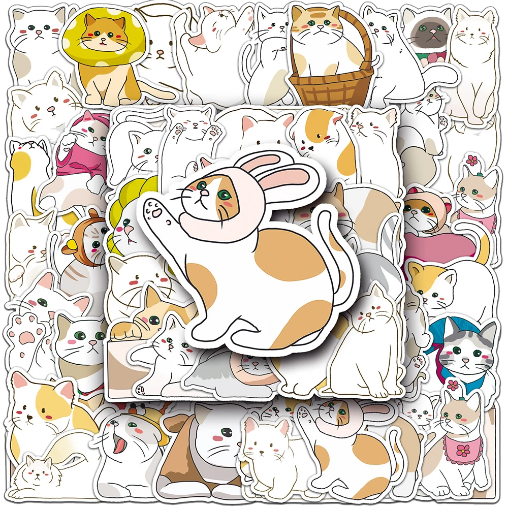 10/30/50pcs Kawaii Cat Cartoon Stickers Cute Decals Laptop Notebook Phone Suitcase Motorcycle Stationery Sticker Kid Classic Toy
10/30/50pcs Kawaii Cat Cartoon Stickers Cute Decals Laptop Notebook Phone Suitcase Motorcycle Stationery Sticker Kid Classic Toy