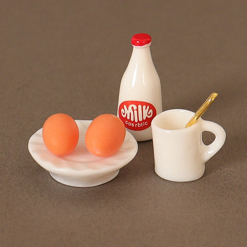 7Pcs/set Dollhouse Milk Egg Tableware Set Dollhouse Kitchen Mini Breakfast Food Decor For 1:12 1:6 Scale Dolls House Accessories
7Pcs/set Dollhouse Milk Egg Tableware Set Dollhouse Kitchen Mini Breakfast Food Decor For 1:12 1:6 Scale Dolls House Accessories