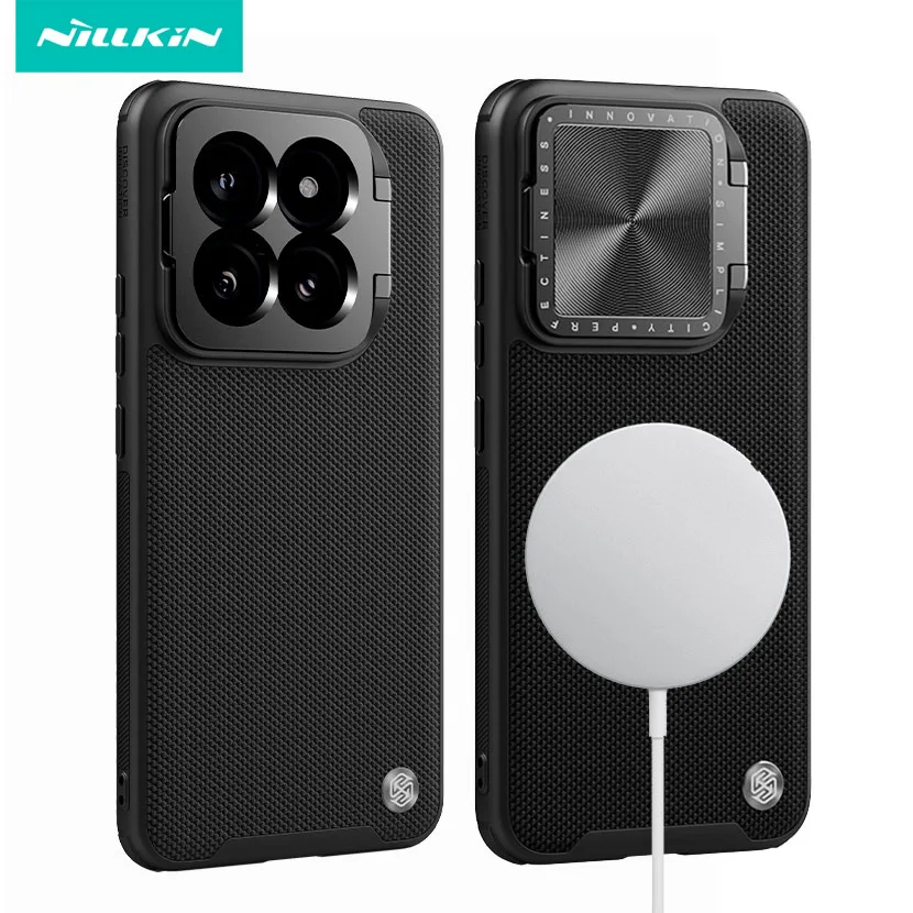For Xiaomi 14 /Mi 14 Pro MagSafe Case NILLKIN Textured Nylon Fiber Magnetic Charging Cover For Xiaomi 14 Pro Camera Stand Case
For Xiaomi 14 /Mi 14 Pro MagSafe Case NILLKIN Textured Nylon Fiber Magnetic Charging Cover For Xiaomi 14 Pro Camera Stand Case