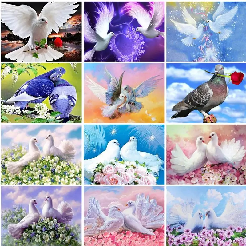 RUOPOTY Paint By Number Bird Animal Drawing On Canvas HandPainted Art Gift DIY Pictures By Number pigeon Kits Home Decoration 
RUOPOTY Paint By Number Bird Animal Drawing On Canvas HandPainted Art Gift DIY Pictures By Number pigeon Kits Home Decoration