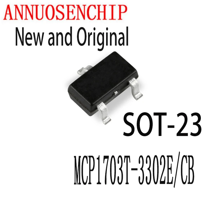 100 шт., новые и оригинальные модели SOT-23 MCP1703 3,3 V SOT23 MCP1703T MCP1703T-3302E/CB
100 шт., новые и оригинальные модели SOT-23 MCP1703 3,3 V SOT23 MCP1703T MCP1703T-3302E/CB