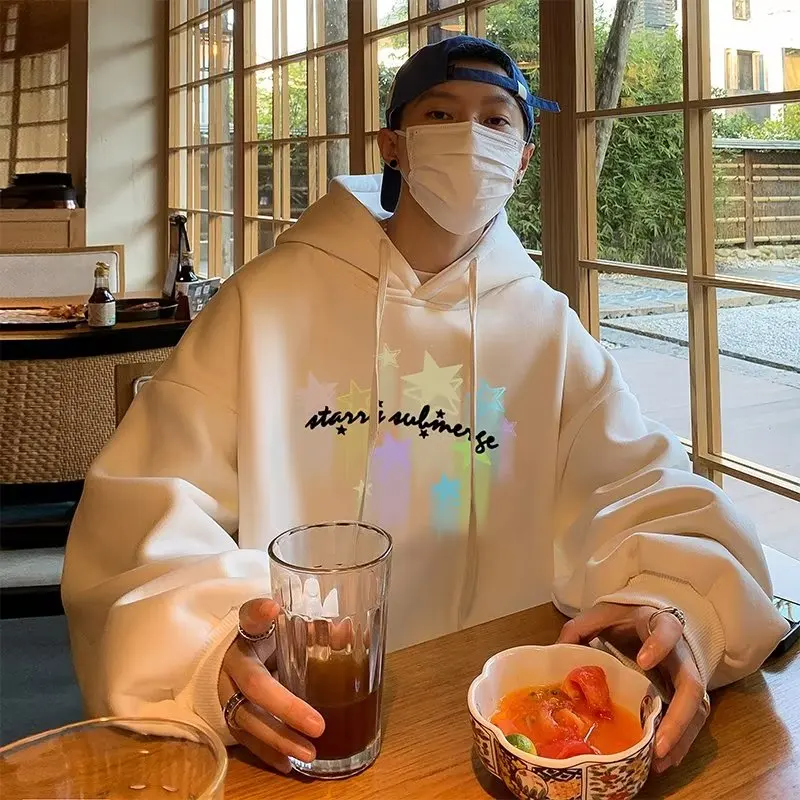 2023 Autumn Tracksuit Male Hooded Trendy Casual Clothes Unisex Tops 2023 Streetwear Sweetshirt Men Hip Hop Fashion Print Stars
2023 Autumn Tracksuit Male Hooded Trendy Casual Clothes Unisex Tops 2023 Streetwear Sweetshirt Men Hip Hop Fashion Print Stars