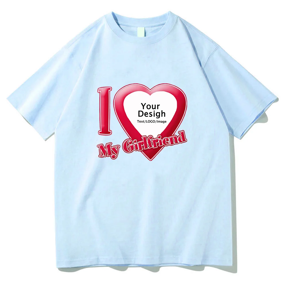 I Love My Girlfriend Coupon Tshirts ShortSleeve Summer Tee-shirt Cotton High Quality Women/Men T-shirts DIY Customized Printing I Love My Girlfriend Coupon Tshirts ShortSleeve Summer Tee-shirt Cotton High Quality Women/Men T-shirts DIY Customized Printing