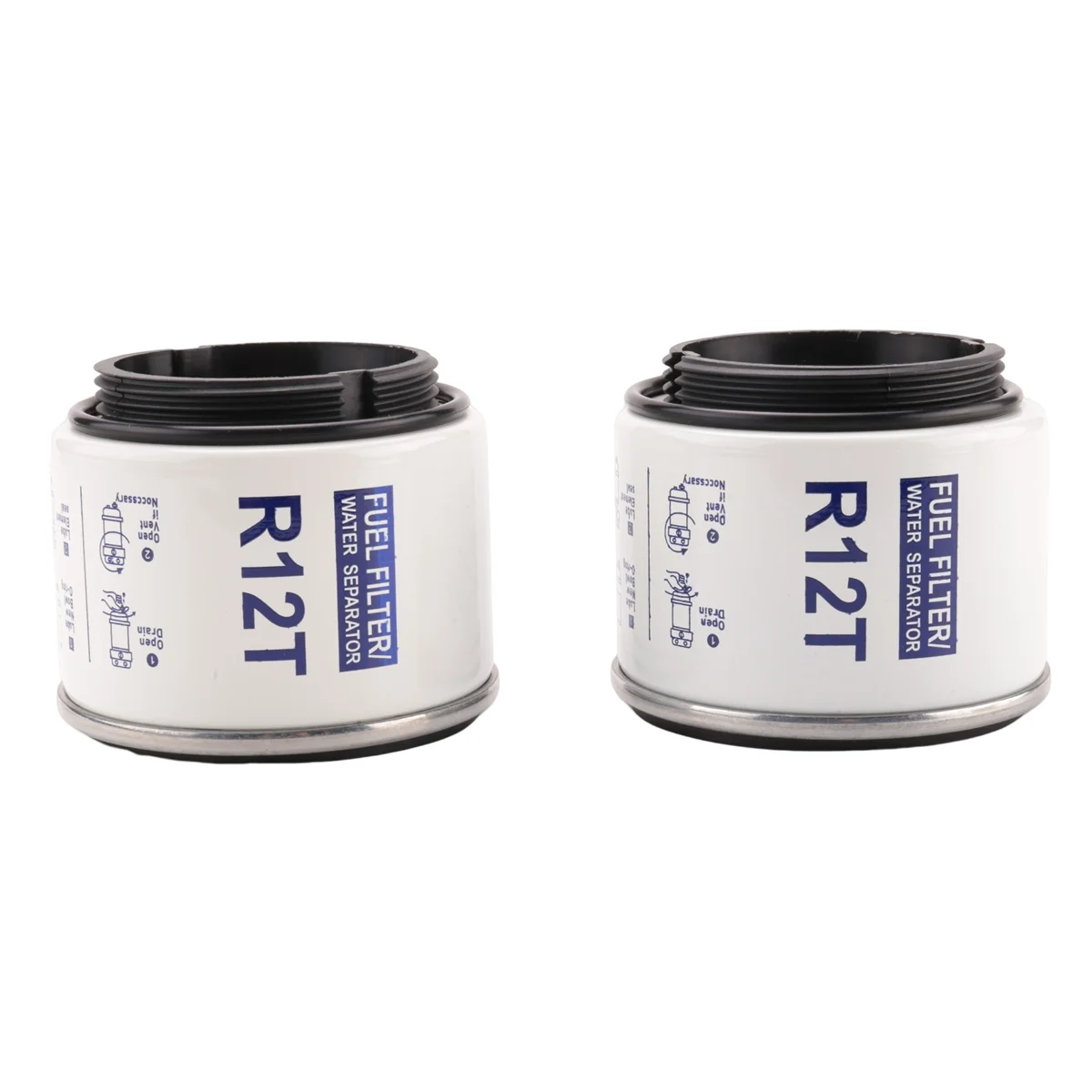 2 шт., топливный сепаратор воды R12 R12S R12T Racor 140R 120At S3240 Npt Zg1 / 4-19
2 шт., топливный сепаратор воды R12 R12S R12T Racor 140R 120At S3240 Npt Zg1 / 4-19