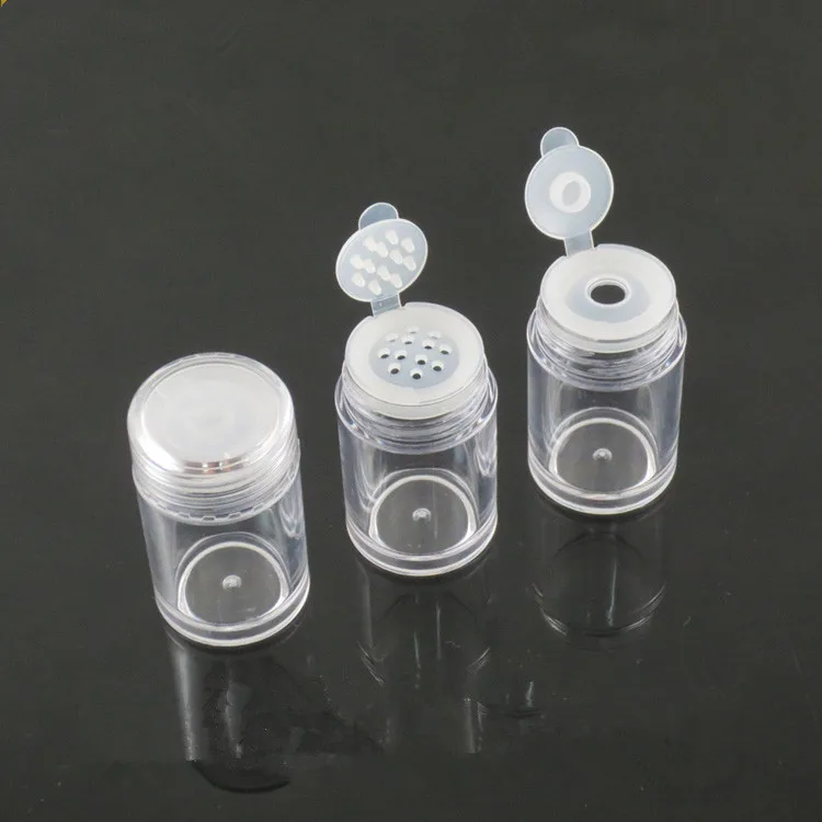 10/30/50pcs 10G AS loose Powder Jars,Sifter Mesh Empty Diy nail art glitter Packing container Bright Clear Black cap
10/30/50pcs 10G AS loose Powder Jars,Sifter Mesh Empty Diy nail art glitter Packing container Bright Clear Black cap