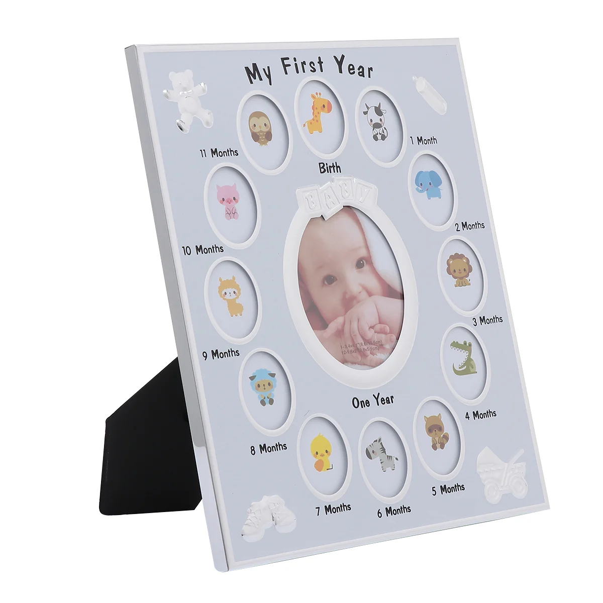 

Photo Frame for Infant Collage Picture Frames Boy 12 Months Growth Record Baby Girl The Gift