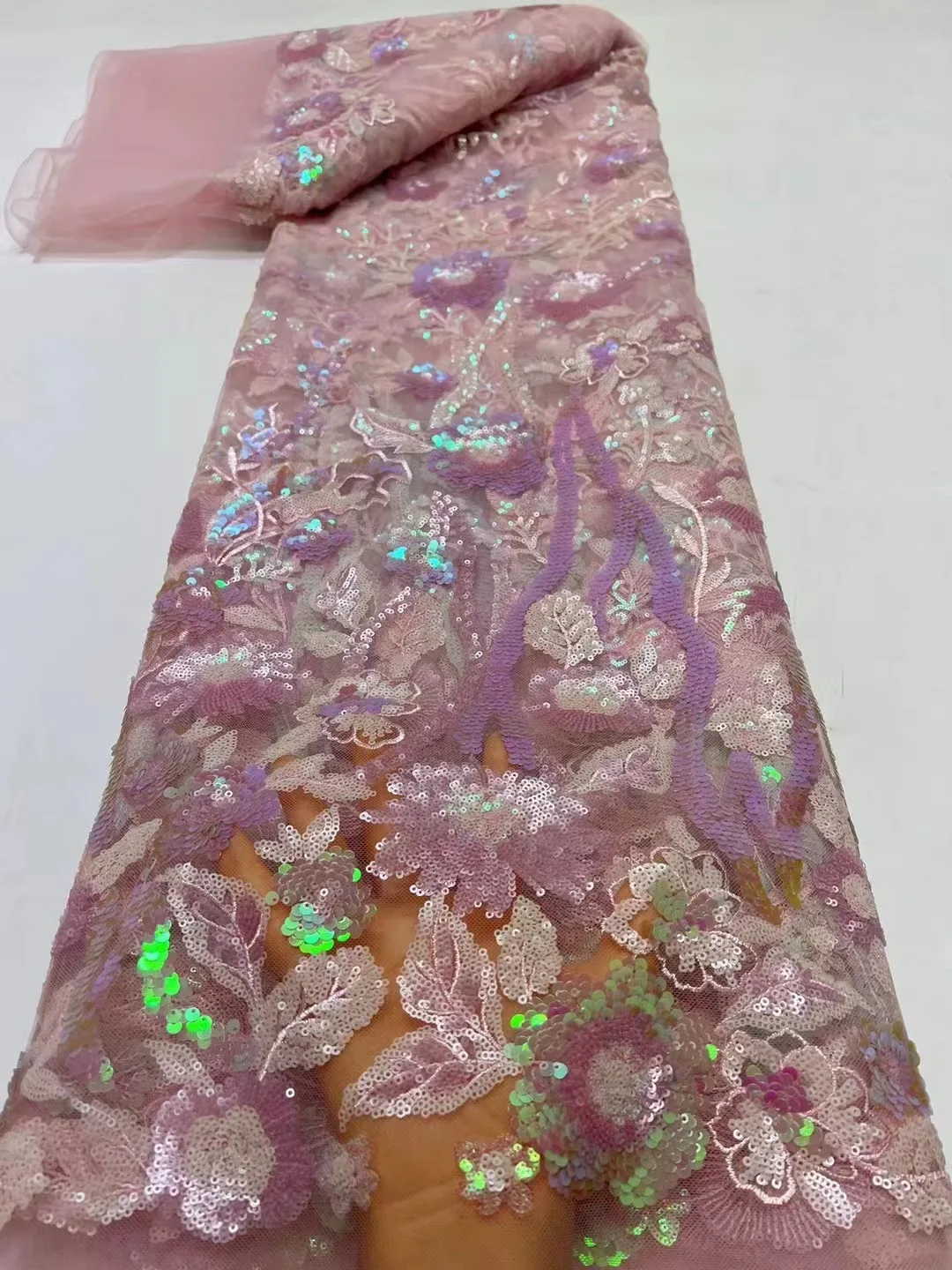 Luxury Sequins Lace Fabrics 2023 High Quality African Net Tulle Fabric Embroidery Lace For Nigerian Wedding Party Dress
Luxury Sequins Lace Fabrics 2023 High Quality African Net Tulle Fabric Embroidery Lace For Nigerian Wedding Party Dress