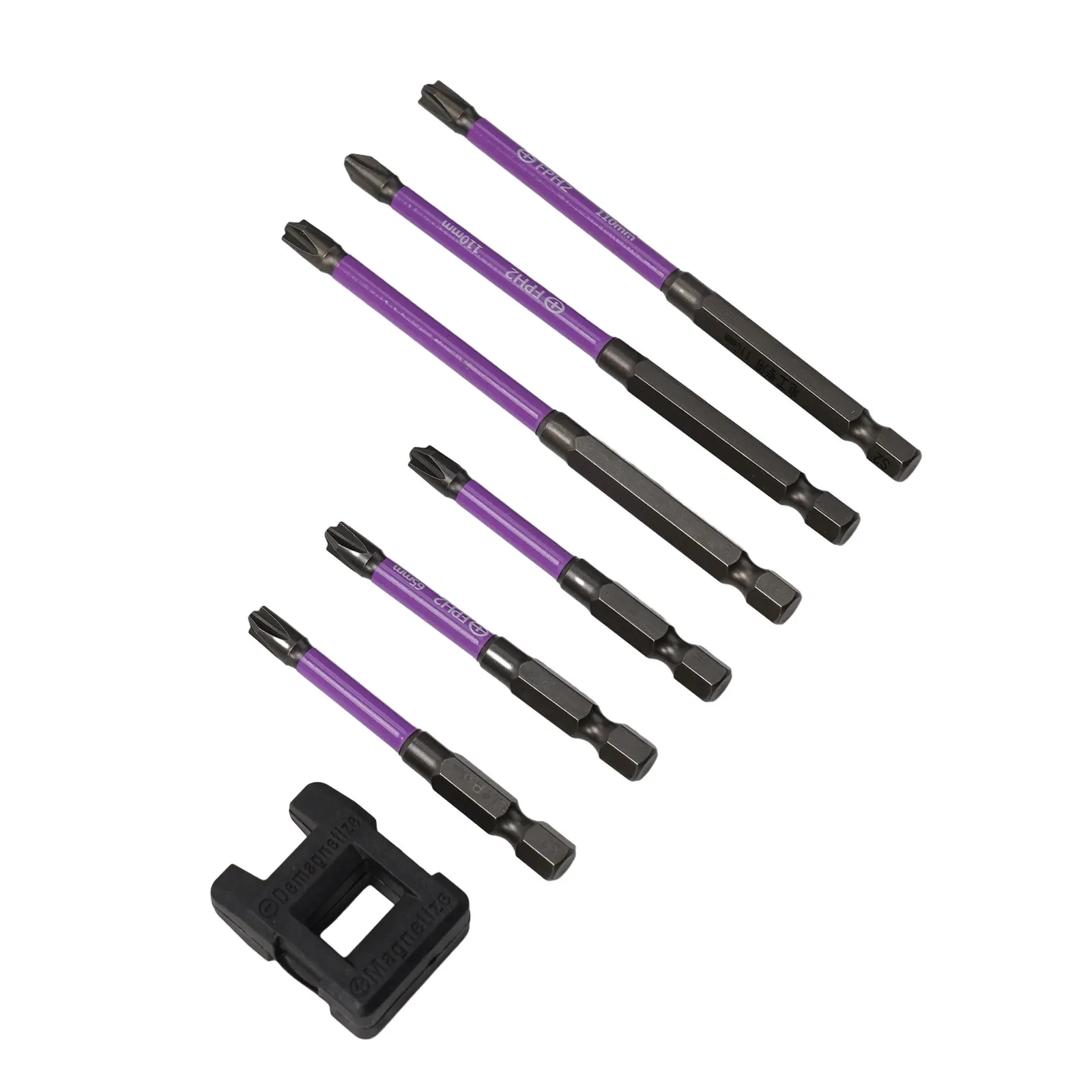 High Quality Screwdriver Bits Electrician Batch 65/110mm Hex Shank 6Pcs Alloy Steel FPH2 Magnetic Batch Hand Tools
High Quality Screwdriver Bits Electrician Batch 65/110mm Hex Shank 6Pcs Alloy Steel FPH2 Magnetic Batch Hand Tools