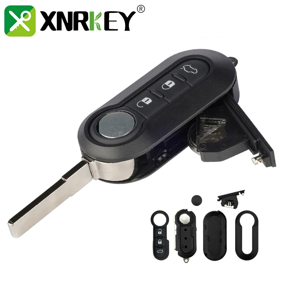 XNRKEY 2/3 Button Flip Folding Remote Car Key Shell Fob for Fiat 500 Panda Punto Bravo Ducato Stilo Key Case Cover SIP22 Blade
XNRKEY 2/3 Button Flip Folding Remote Car Key Shell Fob for Fiat 500 Panda Punto Bravo Ducato Stilo Key Case Cover SIP22 Blade