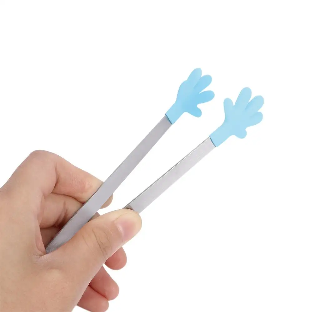 Clip Silicone Ice Tong Stainless Steel Non-slip Hand Clip For Food BBQ Salad Clip Cooking Kitchen Tool Small Hand Folder
Clip Silicone Ice Tong Stainless Steel Non-slip Hand Clip For Food BBQ Salad Clip Cooking Kitchen Tool Small Hand Folder