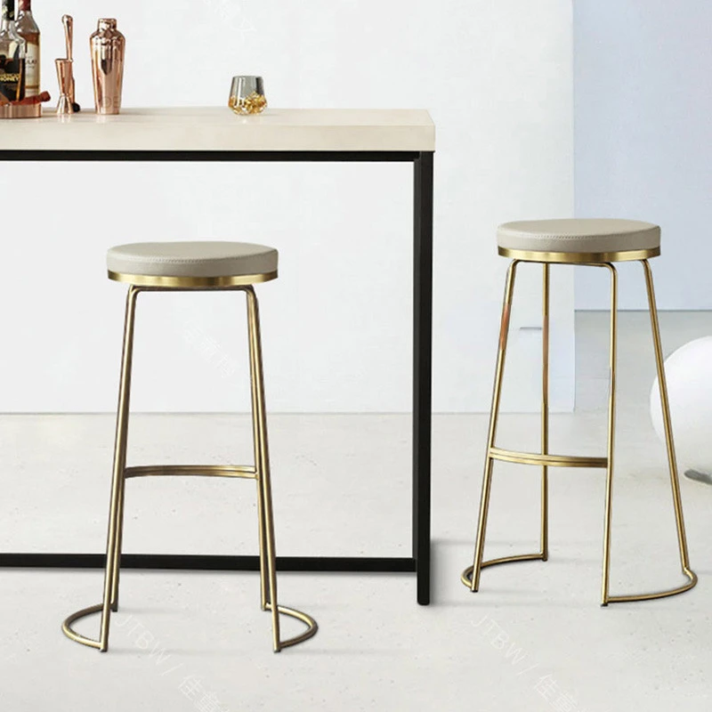 Postmodern Wrought Iron Bar Chairs for Kitchen Furniture Simple Hotel Front Desk High Bar Stool Nordic Creative Home Bar Chair 
Postmodern Wrought Iron Bar Chairs for Kitchen Furniture Simple Hotel Front Desk High Bar Stool Nordic Creative Home Bar Chair