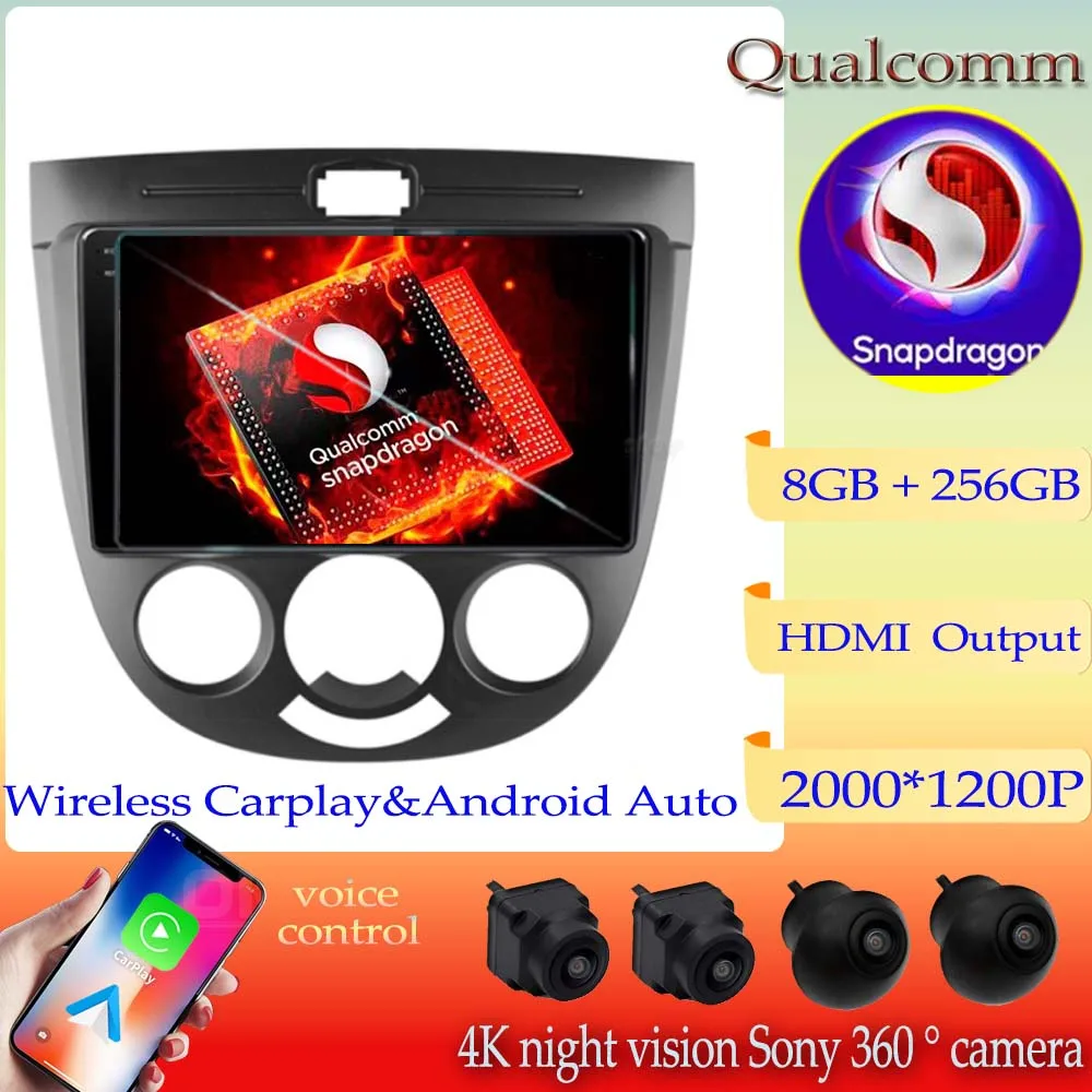 Qualcomm Snapdragon Android 13 For Chevrolet Lacetti J200 For BUICK Excelle Hrv 2004-2008 Car Multimedia Player Radio DVD 2 DIN
Qualcomm Snapdragon Android 13 For Chevrolet Lacetti J200 For BUICK Excelle Hrv 2004-2008 Car Multimedia Player Radio DVD 2 DIN