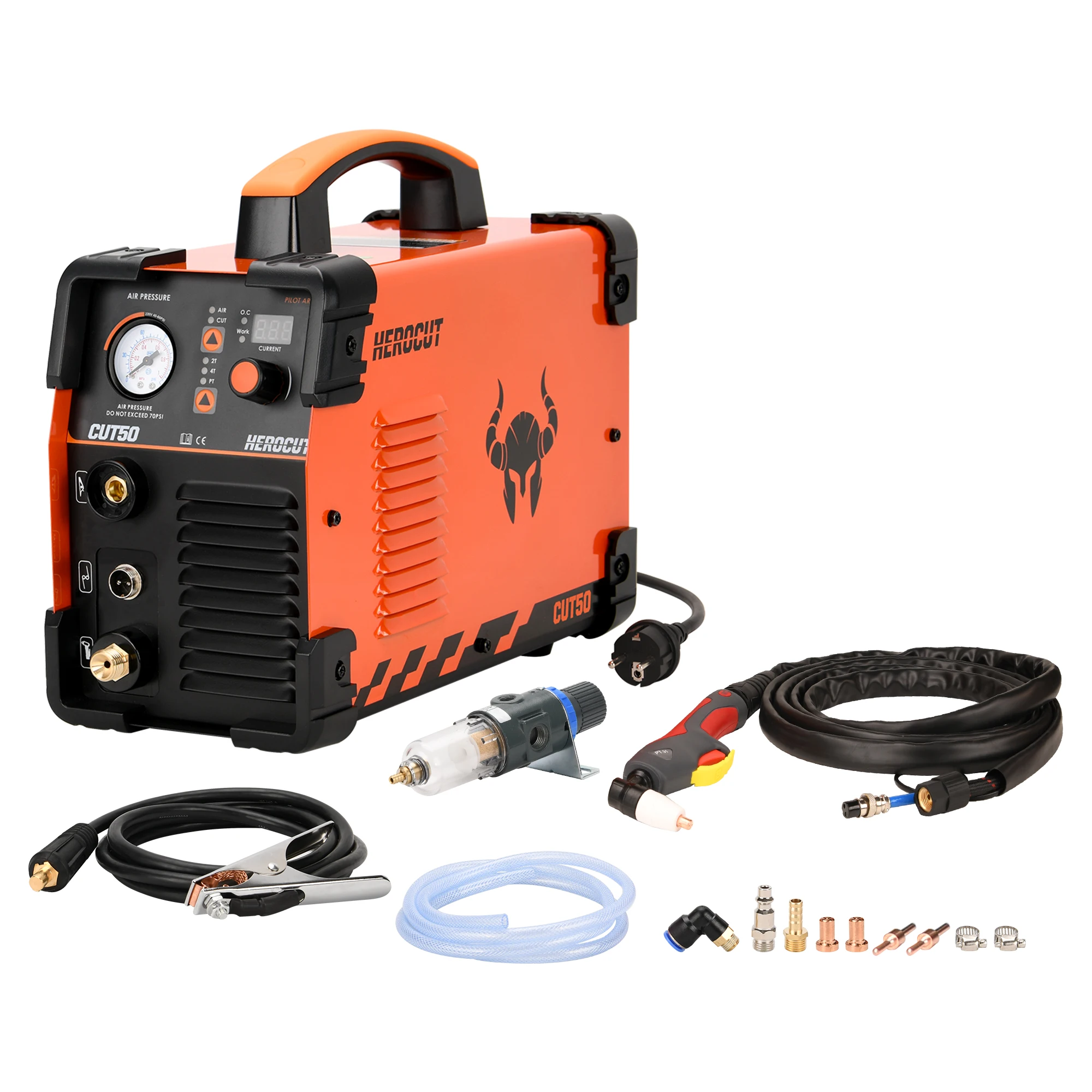 Плазменный резак HEROCUT IGBT, 220 В 50 А CUT50, максимальная толщина резки до 13 мм
Плазменный резак HEROCUT IGBT, 220 В 50 А CUT50, максимальная толщина резки до 13 мм