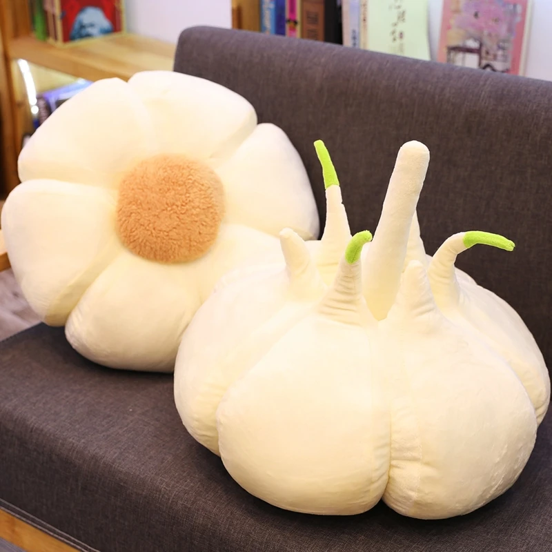 

Simulation Vegetable Garlic Plush Gifts for Birthday Valentine Christmas Used as a Nap Pillow Office Pillows