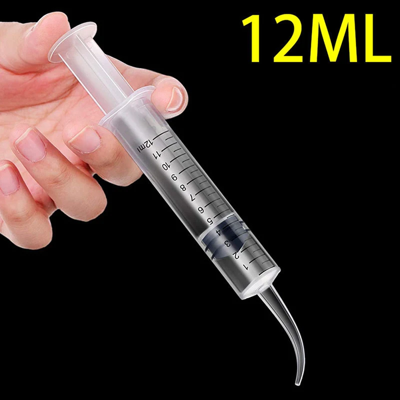 2pcs Clear Disposable Dental Irrigation Syringe With Curved Tip Dental Kit Tooth Transparent Whitening Dental Instrument 12ml
2pcs Clear Disposable Dental Irrigation Syringe With Curved Tip Dental Kit Tooth Transparent Whitening Dental Instrument 12ml