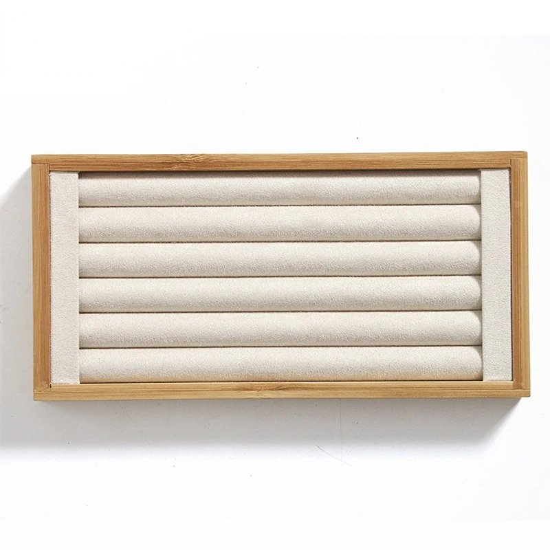 Natural Bamboo Solid Wood Jewelry Display Tray Necklace Ring Earring Storage Box Jewelry Organizer for Jewelry Display
Natural Bamboo Solid Wood Jewelry Display Tray Necklace Ring Earring Storage Box Jewelry Organizer for Jewelry Display
