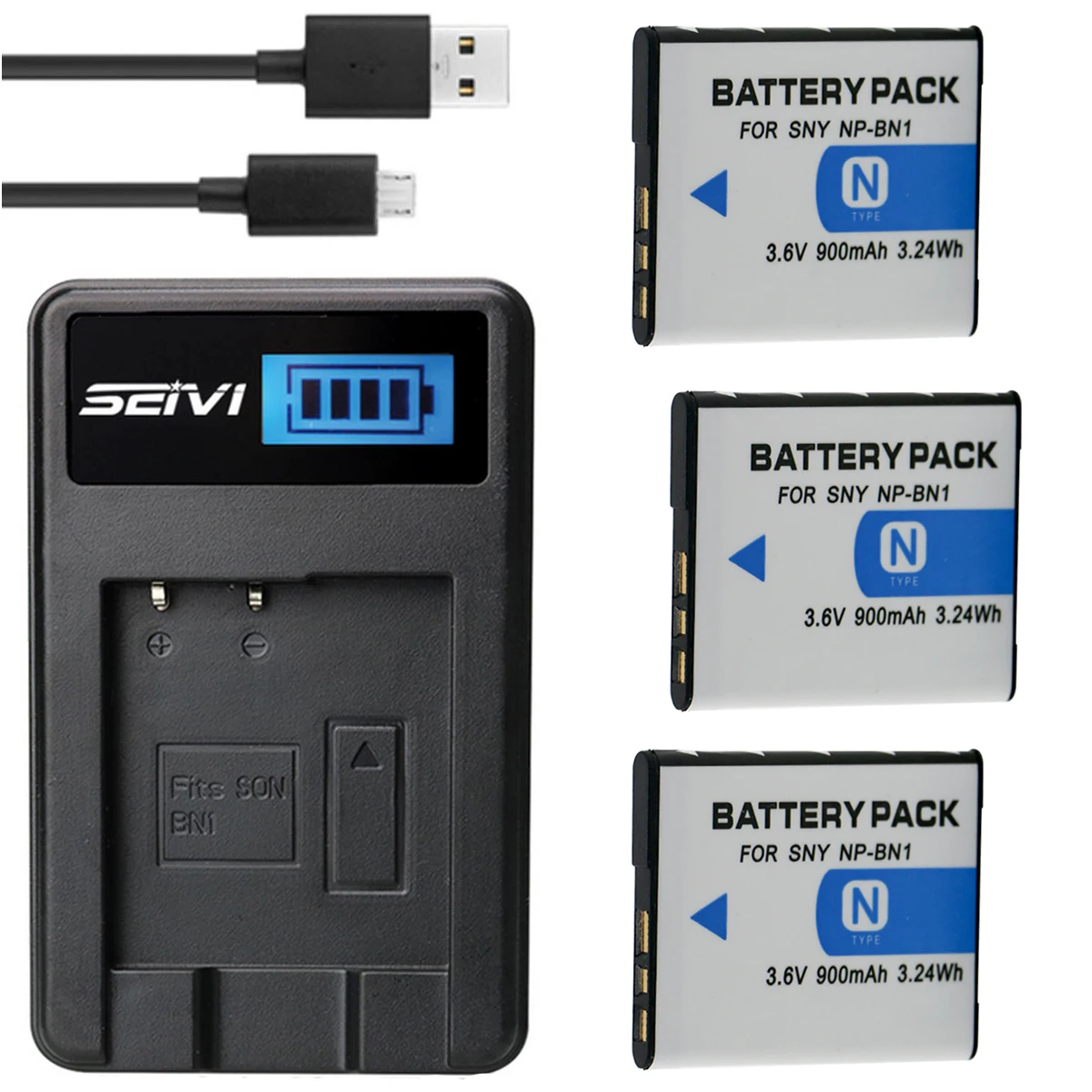 Аккумулятор + зарядное устройство для Sony NP-BN1, NPBN1, NP-BN, NPBN литий-ионный Тип N
Аккумулятор + зарядное устройство для Sony NP-BN1, NPBN1, NP-BN, NPBN литий-ионный Тип N