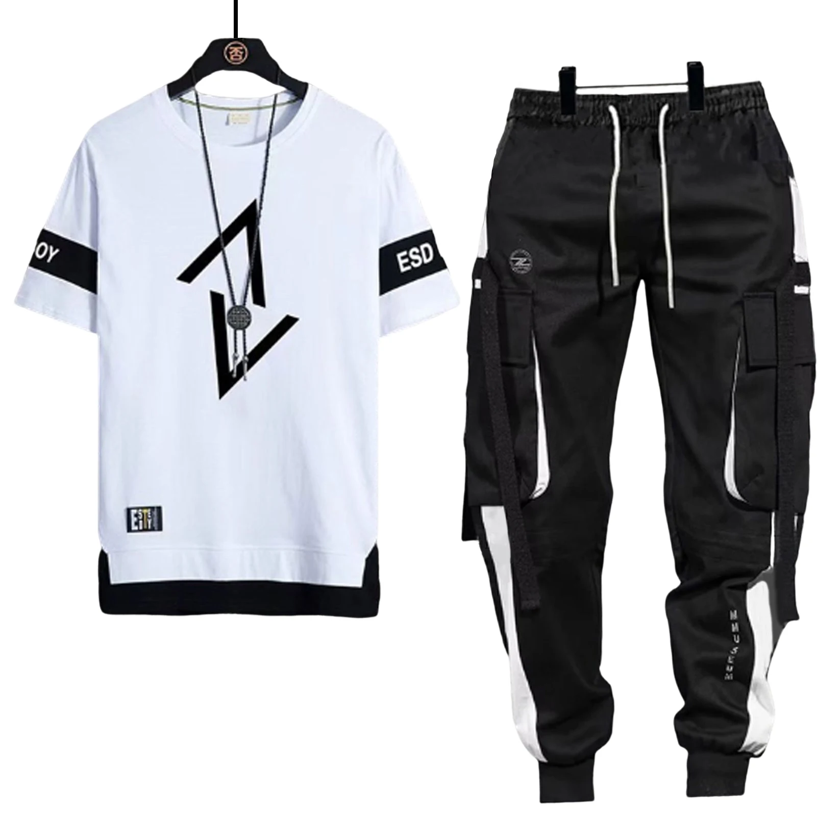 Casual Sporty Outfits Set for Men Comfortable to Wear Simple Style Set for Casual Daily Wear Party School
Casual Sporty Outfits Set for Men Comfortable to Wear Simple Style Set for Casual Daily Wear Party School