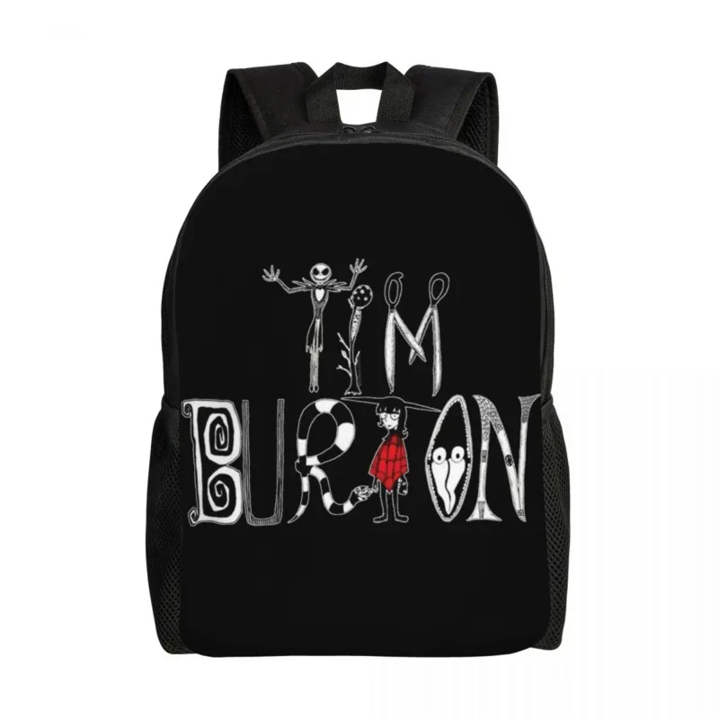Tim Burton Alphabet Backpacks for Men Women Water Resistant College School Halloween Gothic Film Bag Print Bookbag
Tim Burton Alphabet Backpacks for Men Women Water Resistant College School Halloween Gothic Film Bag Print Bookbag