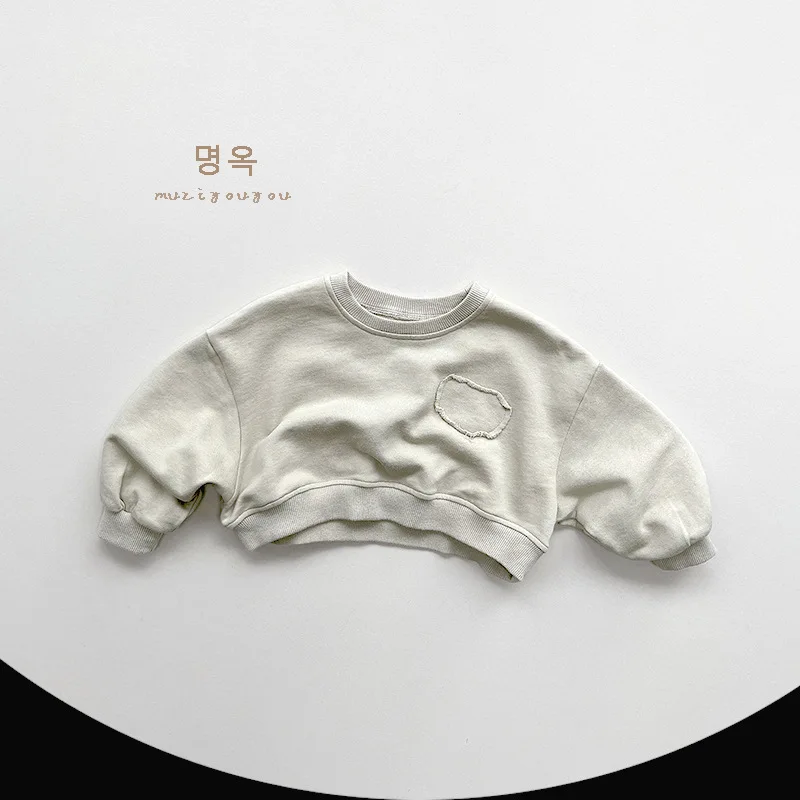 2025 Autumn New Children Long Sleeve Sweatshirt Fashion Girl Short Hoodie Kids Casual Tops Cotton Baby Toddler Clothes 1-6year 11 S2e20d83a69ab4e4f8286098dd2aca7c1G