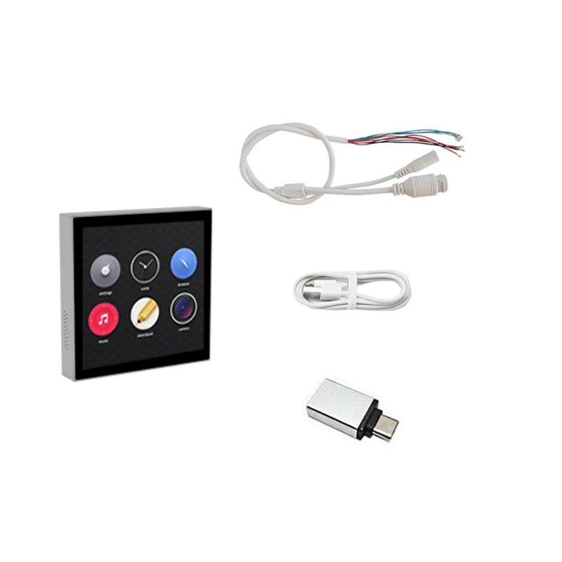 

For Lichee RV 86 Panel Smart Home Central Control Linux D1 Development Board Kit+4-Inch 480X480 Touch Screen+Case PCB+Metal Set