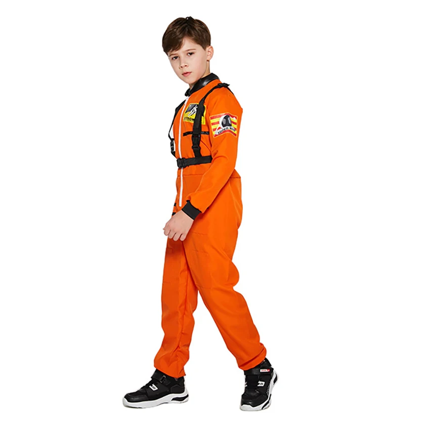 Spacesuit Pilot Astronaut Uniform Cosplay Anime Halloween Costumes for Kids Space Suit Jumpsuits Party Dresses Disguise Clothes
Spacesuit Pilot Astronaut Uniform Cosplay Anime Halloween Costumes for Kids Space Suit Jumpsuits Party Dresses Disguise Clothes