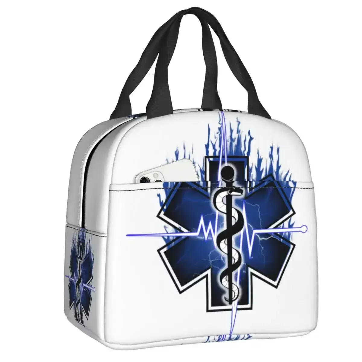 2024 New Star Of Life Insulated Lunch Bag For Work School Emt Paramedic Medical Resuable Thermal Cooler Bento Box Women Children
2024 New Star Of Life Insulated Lunch Bag For Work School Emt Paramedic Medical Resuable Thermal Cooler Bento Box Women Children