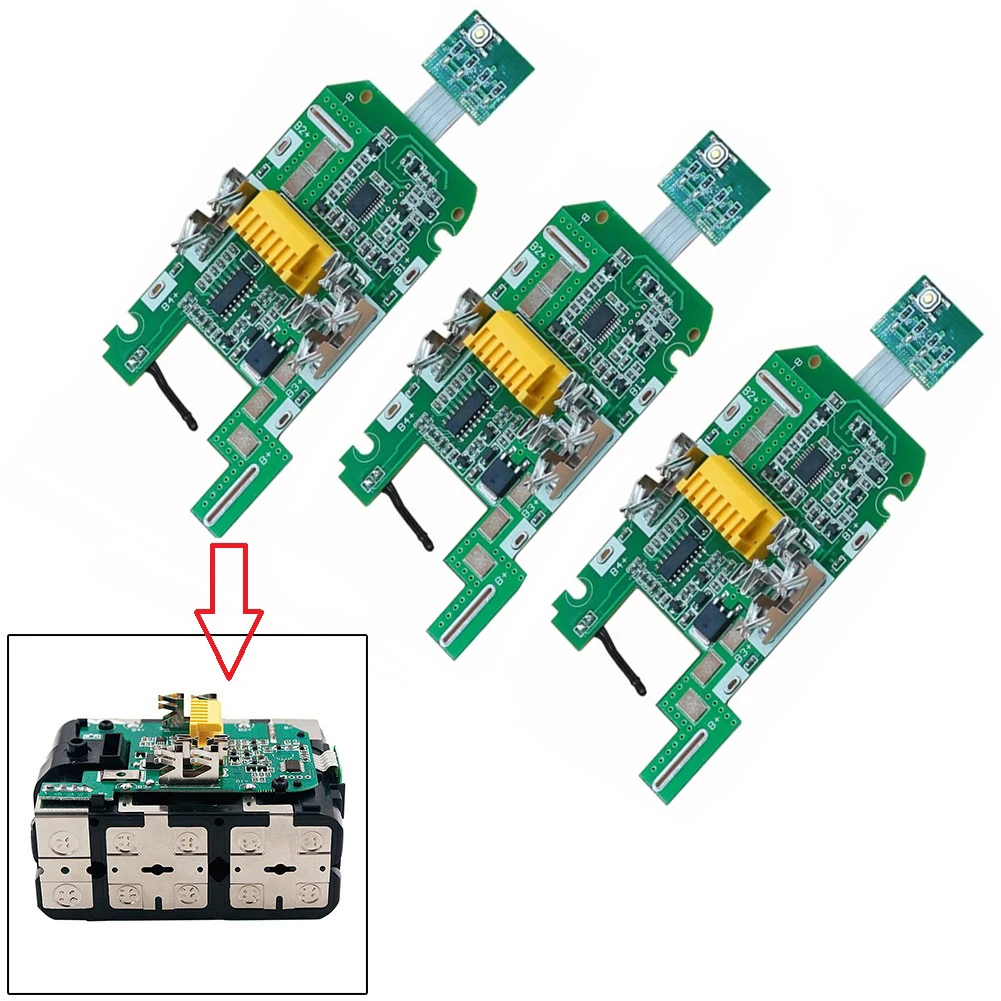 3pcs BL1830 Charging Protection Circuit Board PCB For 18V Battery Indicator Multifunction Charger Protective Board
3pcs BL1830 Charging Protection Circuit Board PCB For 18V Battery Indicator Multifunction Charger Protective Board