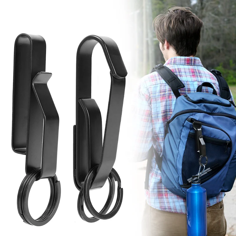 Outdoor Anti-lost EDC Tool Stainless Steel Detachable Keychain Waist Belt Clip Buckle Hanging Extreme Duty Key Ring Holder
Outdoor Anti-lost EDC Tool Stainless Steel Detachable Keychain Waist Belt Clip Buckle Hanging Extreme Duty Key Ring Holder