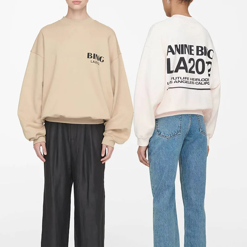 2023 Spring Embroidery Letter Sweatshirts Tops Women Long Sleeve O Neck Pullover Tops Loose Casual High Street Sweatshirt
2023 Spring Embroidery Letter Sweatshirts Tops Women Long Sleeve O Neck Pullover Tops Loose Casual High Street Sweatshirt
