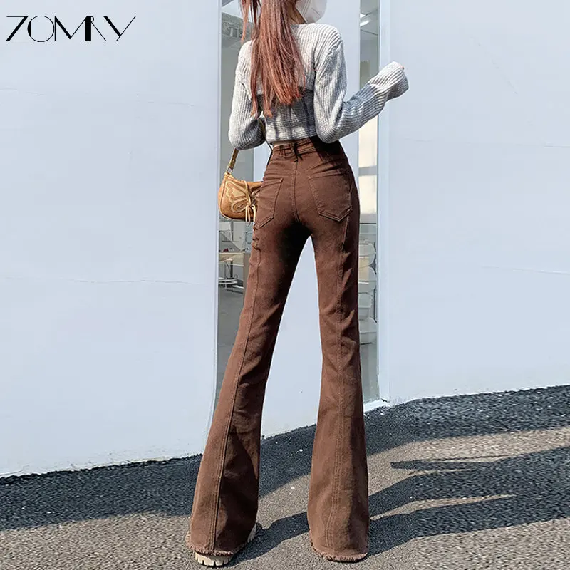 ZOMRY Spring New All Match Floor Flared Jeans Women Four Seasons Can Wear Y2k Comfortable Retro Casual High Waist Slim Trousers
ZOMRY Spring New All Match Floor Flared Jeans Women Four Seasons Can Wear Y2k Comfortable Retro Casual High Waist Slim Trousers